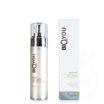 Bio2you natúr homokt anti-ageing nappali arckrém hialuronsav 50 ml