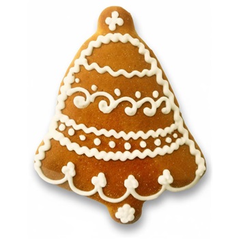 Bio adventi harang mézeskalács - tönkölylisztből, feldíszítve