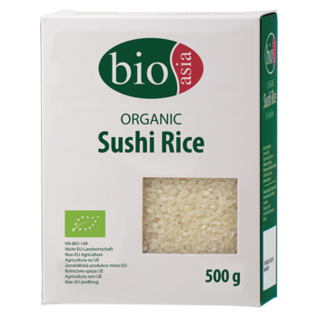 Bioasia bio kerekszemű sushi rizs 500 g