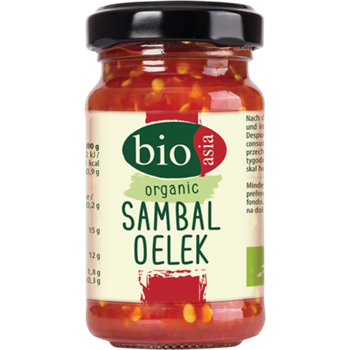 Bioasia bio sambal oelek, chilli relish 110 g