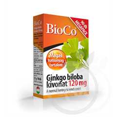 Bioco ginkgo biloba tabletta 120mg 90 db