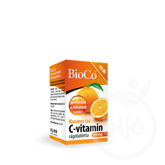Bioco narancs ízű c-vitamin 500mg rágótabletta 60 db
