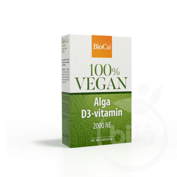 Bioco vegan alga D3-vitamin 2000 NE kapszula 60 db