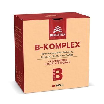 Bioextra b-komplex étrend-kiegészítő lágyzselatin kapszula 180 db