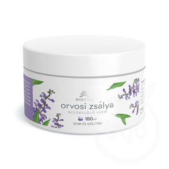 Bioextra orvosi zsálya bedörzsölő krém 180 ml