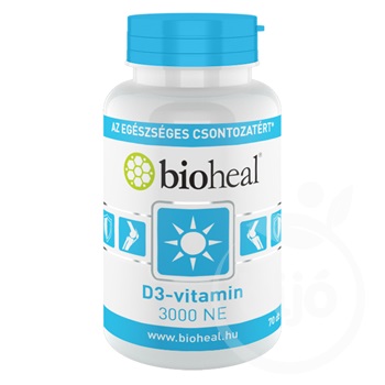 Bioheal d3-vitamin 3000 ne 70 db