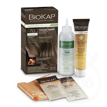 Biokap nutricolor rapid tartós hajfesték nr 7.0 natural medium blond 135 ml