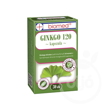 Biomed ginkgo 120 kapszula 30 db