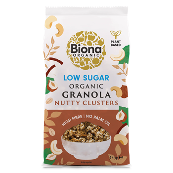Biona bio granola mogyorós alacsony cukortartalommal 375 g