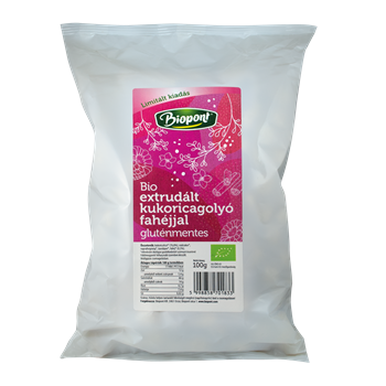 Biopont bio extrudált kukoricagolyó fahéjjal 100 g