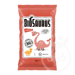 Biopont bio kukoricás snack ketchupos biosaurus babe 50 g