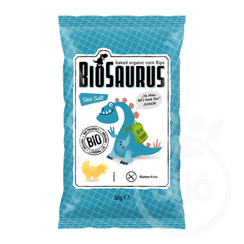 Biopont bio kukoricás snack tengeri sós biosaurus 50 g