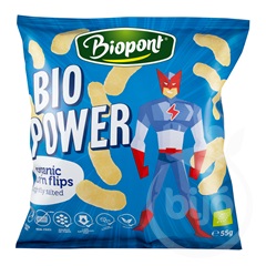 Biopont bio power extrudált bio kukorica enyhén sós gluténmentes 55 g