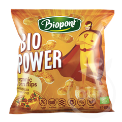 Biopont bio power extrudált kukorica pizza ízesítéssel 55 g