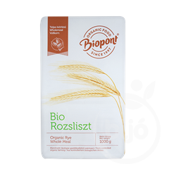 Biopont bio teljes kiőrlésű rozsliszt 1000 g