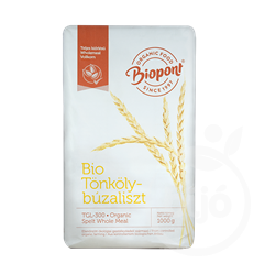 Biopont bio teljes kiőrlésű tönkölybúzaliszt tgl-200 1000 g