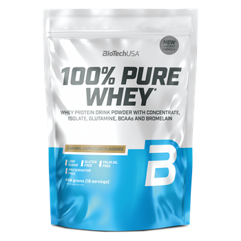 Biotech 100%  pure whey karamell-cappuccino 454 g
