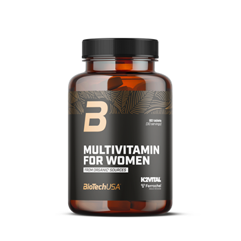 Biotech multivitamin for women from organic sources tabletta 60 db
