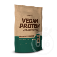 Biotech vegan protein csoki-fahéj ízű fehérje italpor 500 g