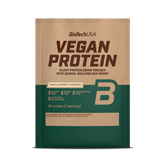 Biotech vegan protein vaníliás sütemény ízű 25 g