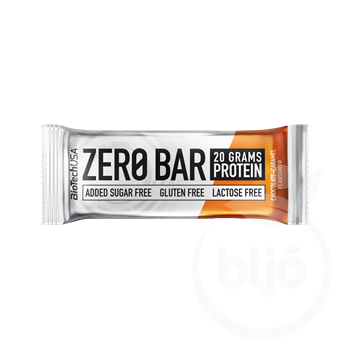 Biotech zero bar csokoládé-karamell 50 g