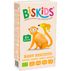 Biskids baby biscuits banános biokeksz 120 g