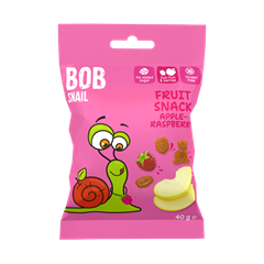 Bob Snail gyümölcs snack alma-málna 40 g