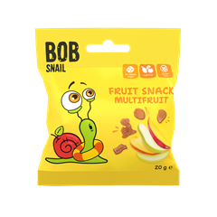 Bob Snail gyümölcs snack multifruit 20 g