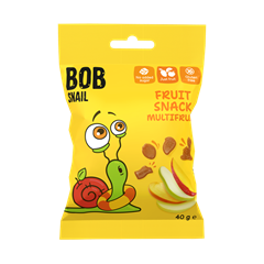 Bob Snail gyümölcs snack multifruit 40 g