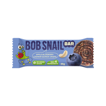 Bob Snail gyümölcsszelet magokkal alma-áfonya-kesudió-quinoa ropogós 35 g