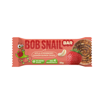 Bob Snail gyümölcsszelet magokkal alma-eper-kesudió-quinoa ropogós 35 g