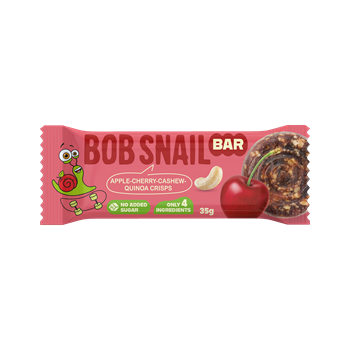 Bob Snail gyümölcsszelet magokkal alma-meggy-kesudió-quinoa ropogós 35 g