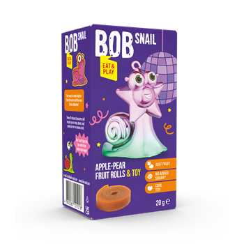 Bob Snail gyümölcstekercs alma-körte eat and play 20 g