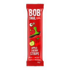 Bob Snail gyümölcstekercs alma-meggy 14 g