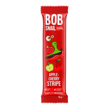 Bob Snail gyümölcstekercs alma-meggy 14 g