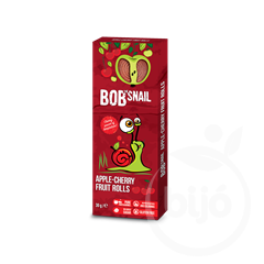 Bob Snail gyümölcstekercs alma-meggy 30 g