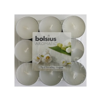 Bolsius illatos teamécses gyöngyvirág 18 db