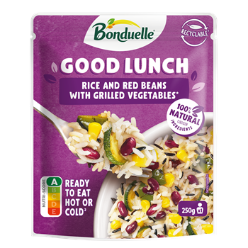 Bonduelle good lunch rizs és vörösbab 250 g