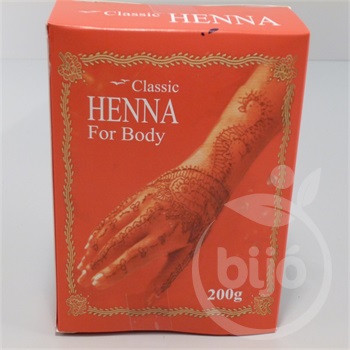 Classic Henna por 100% 200 g