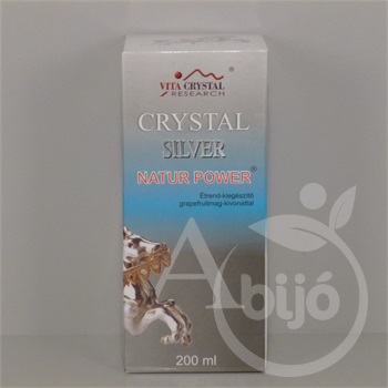 Crystal silver natur power étrend-kiegészítő ital 200 ml