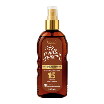 Caola hello summer barnulást segítő bronzolaj spf15 200 ml