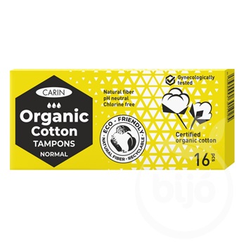 Carin organic cotton normál tampon 16 db