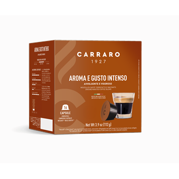 Carraro aroma e gusto intenso kávékapszula dolce gusto kompatibilis 16 db