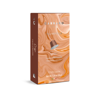 Carraro hazelnut flavored kávékapszula nespresso kompatibilis 10 db