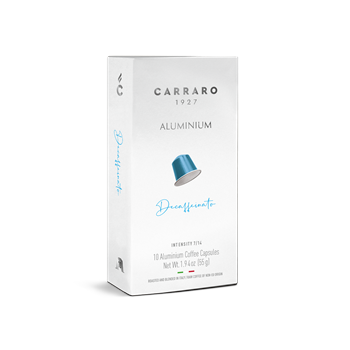 Carraro koffeinmentes kávékapszula nespresso kompatibilis 10 db