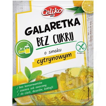 Celiko tortazselé cukormentes citrom 14 g