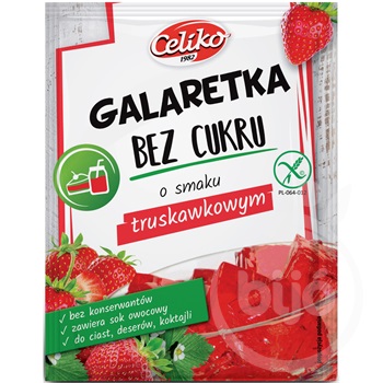 Celiko tortazselé cukormentes eper 14 g