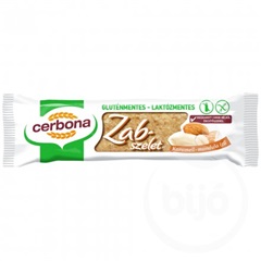 Cerbona gluténmentes karamell-mandula ízű zabszelet 40 g