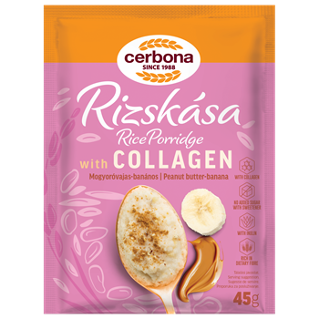 Cerbona rizskása mogyoróvajas-banános kollagénnel 45 g