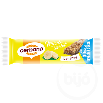 Cerbona szelet banános 20 g